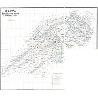 Карта барнаульского округа сибирского края 1926 г