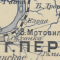 Карта пермской губернии 1909