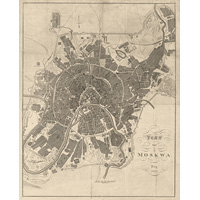 Схема Москвы 1808 года