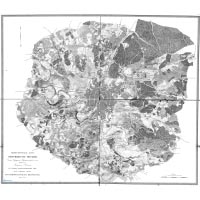 Топографическая карта окружности Москвы