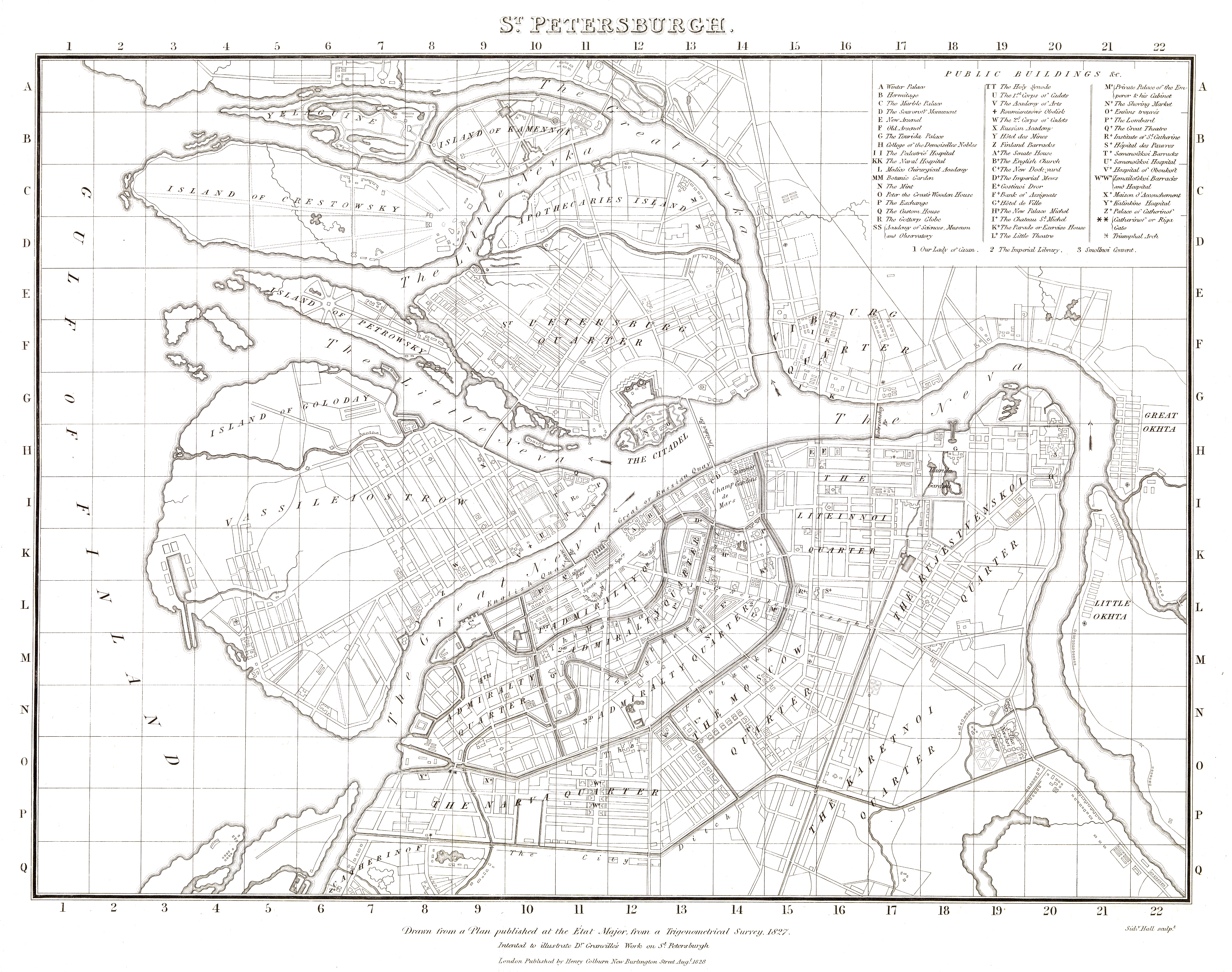 Черно белая карта санкт петербурга