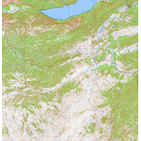 Топографическая, спутниковая, кадастровая и автомобильная карта Улан-Удэ