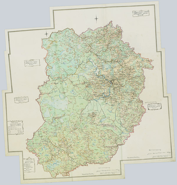 План генерального межевания тверской губернии