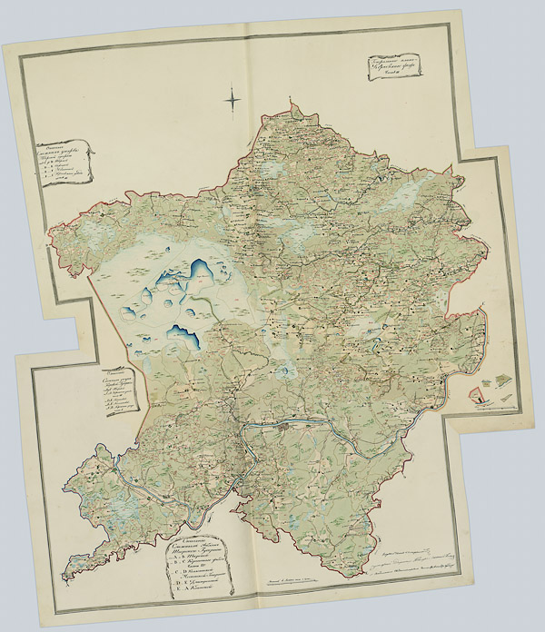 План генерального межевания тверской губернии