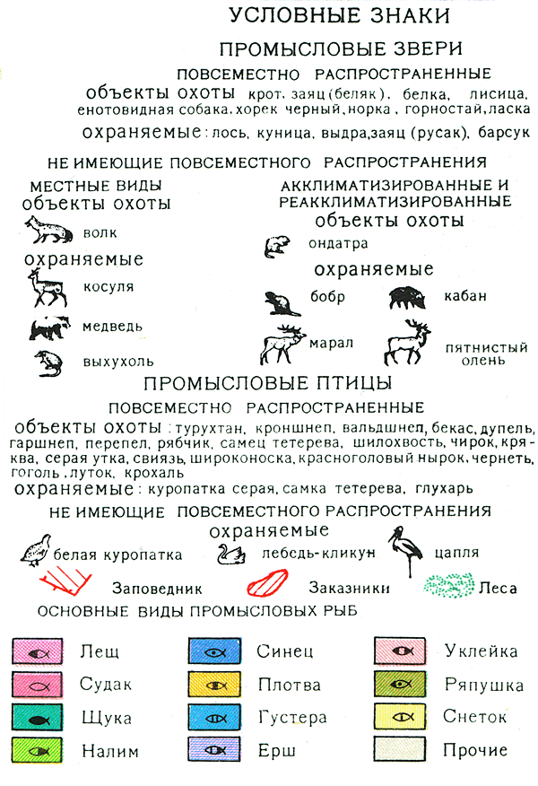 Карта животных ярославской области